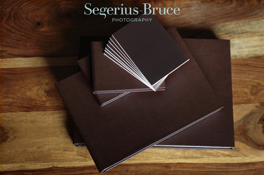 Leather Coffee Table Wedding Albums
