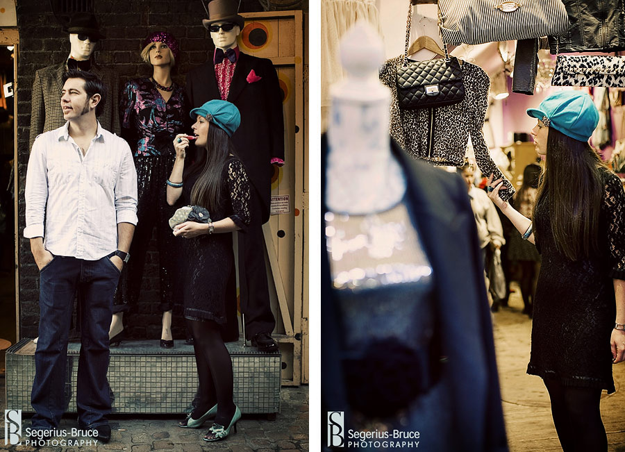 Portrait session in Camden Market, London