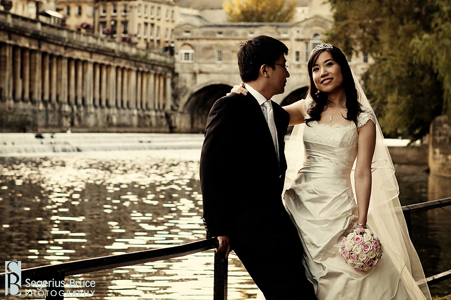 Wedding Photography in Bath at Pulteney Bridge