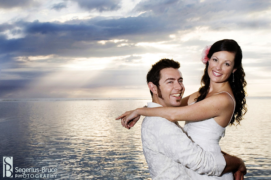 Creative wedding photographer shoots a wedding in Mauritius