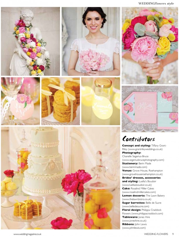 3 Wedding Flowers Magazine Style Bridal Fashion Shoot Grove House (3)