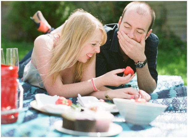 Engagement Pre Wedding on Film Contax 645 UK, Surrey, London (14)