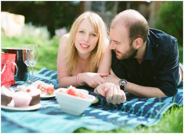 Engagement Pre Wedding on Film Contax 645 UK, Surrey, London (15)