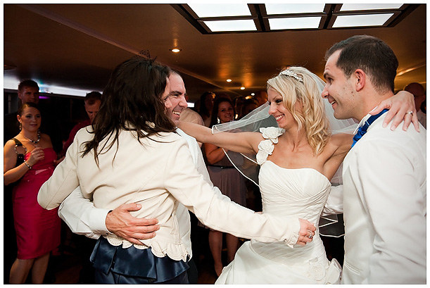 wedding on a boat on the river Thames wedding on a boat on the river Thames