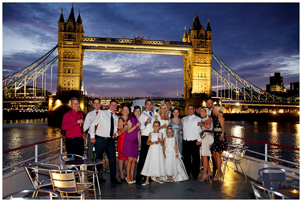 wedding on a boat on the river Thames wedding on a boat on the river Thames