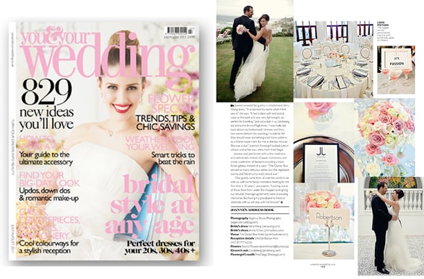 Wedding at The Oyster Box Durban published in You & Your Wedding