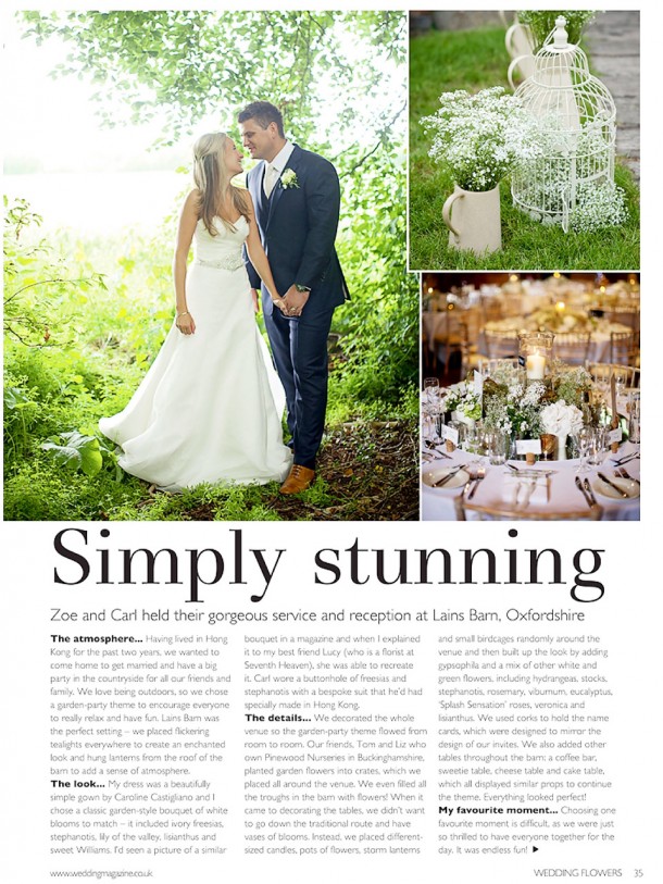 Lains Barn Wedding Flowers Magazine (1)