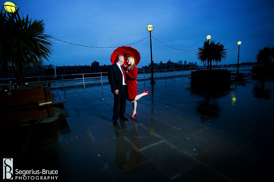 London Engagement Session Night Shots London night time engagement session