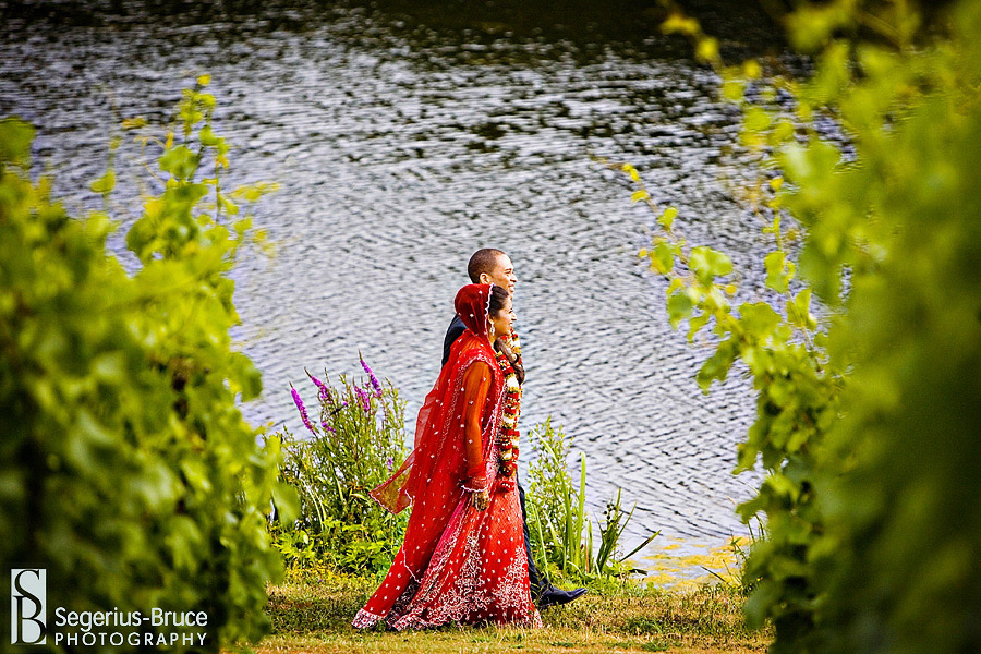 Creative Asian Photography at Painshill Park Lake at Painshill Park wedding venue