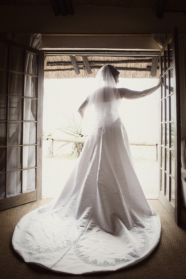 Portrait of the Bride Bride backlit