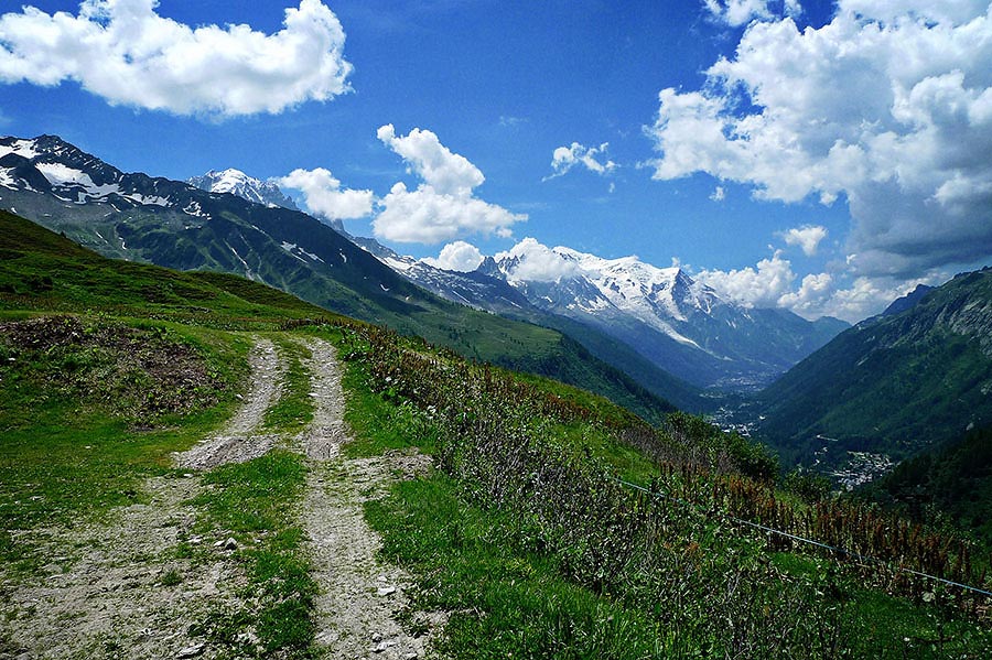 Chamonix mountain bike track