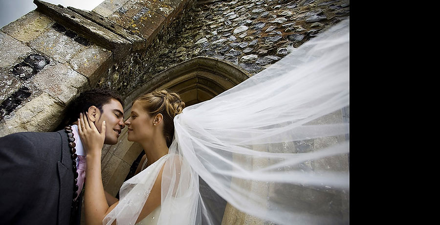 Portrait of Bride and Groom