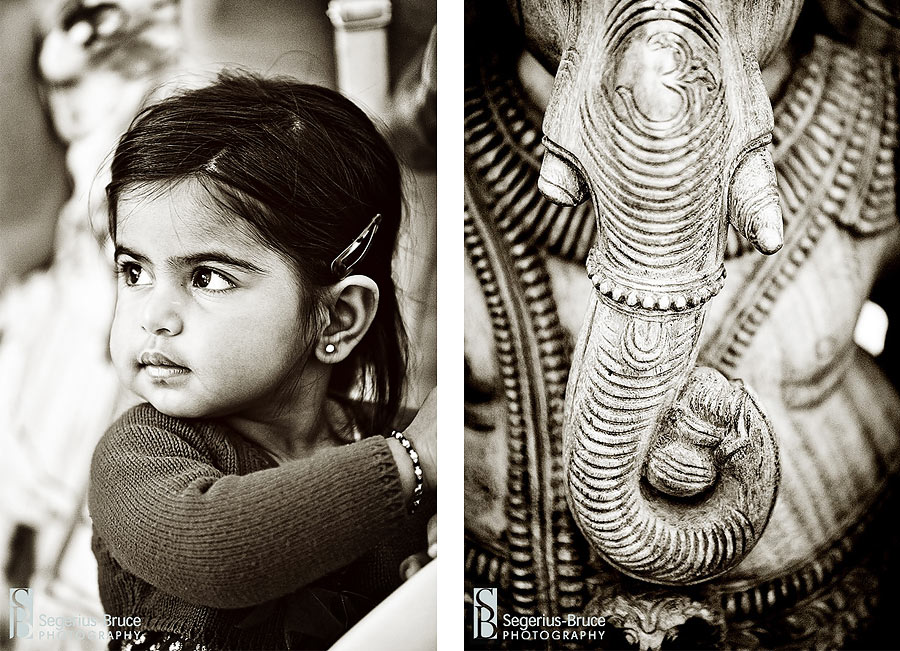 Child at Indian Wedding