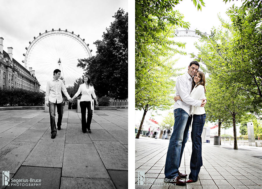London Engagement Session | London Eye Engagement session around the London Eye
