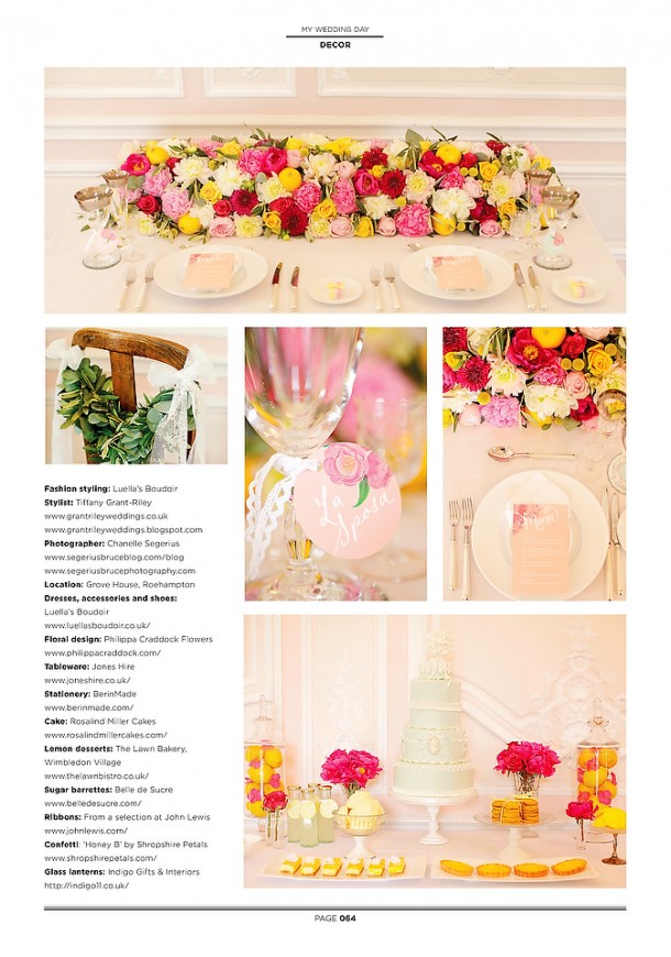 UK decor.indd Yellow and Pink Styled Bridal Fashion Shoot Segerius-Bruce (1)