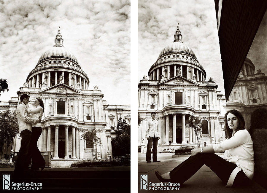 London Engagement Photography St Paul\'s London Engagement Photography by St Paul\'s Cathedral