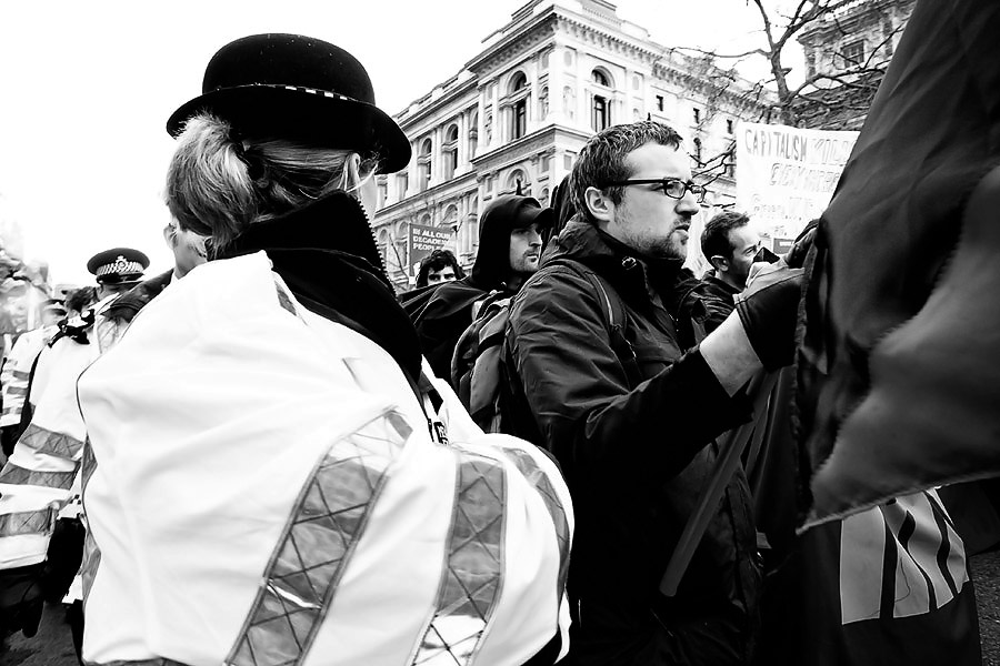 Police in London, G20 protests G20 summit protest in London