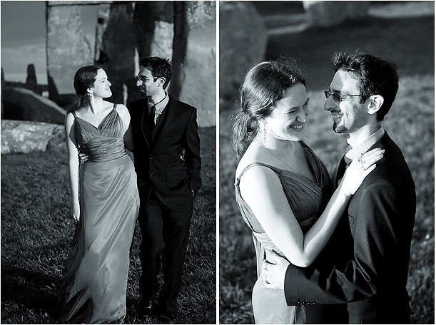 wedding handfastening ceremony at Stonehenge