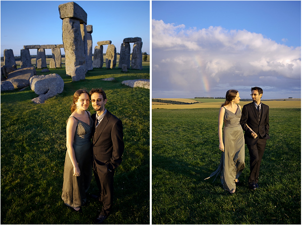 wedding handfastening ceremony at Stonehenge