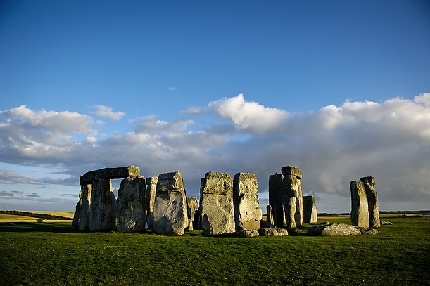 wedding handfastening ceremony at Stonehenge