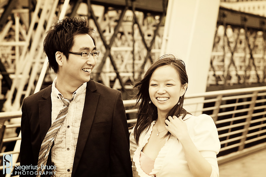 Engagement photos around London