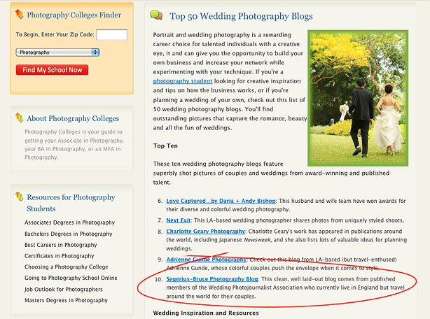 Top 10 Wedding Photographer Blog Top 10 Wedding Photographer Blog