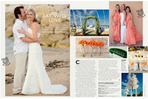 weddig in bali featured in You & Your Wedding magazine