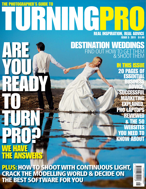 Turning Pro Magazine - Destination Wedding Photographer feature