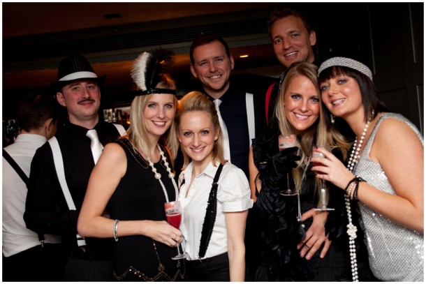 1920's Flapper Themed Wedding Party  (25)