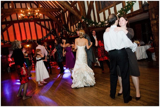 Winter Wedding Reception at Great Fosters in Surrey (65)
