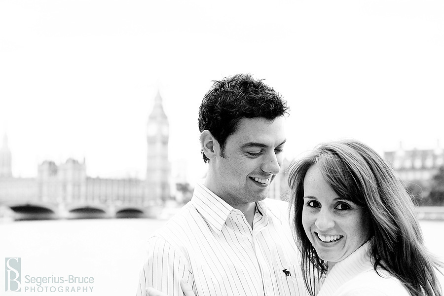 London Engagement photos with Big Ben